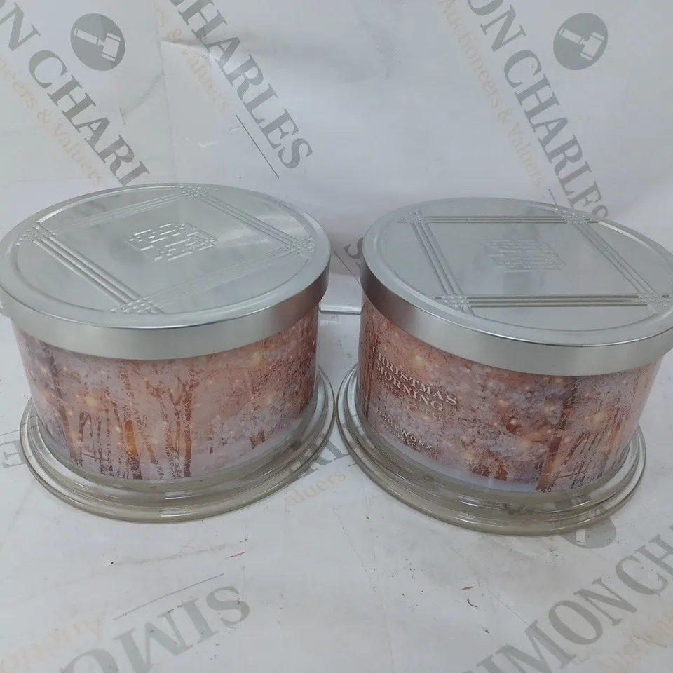 HOMEWORX SET OF 2 SCENTED CANDLES