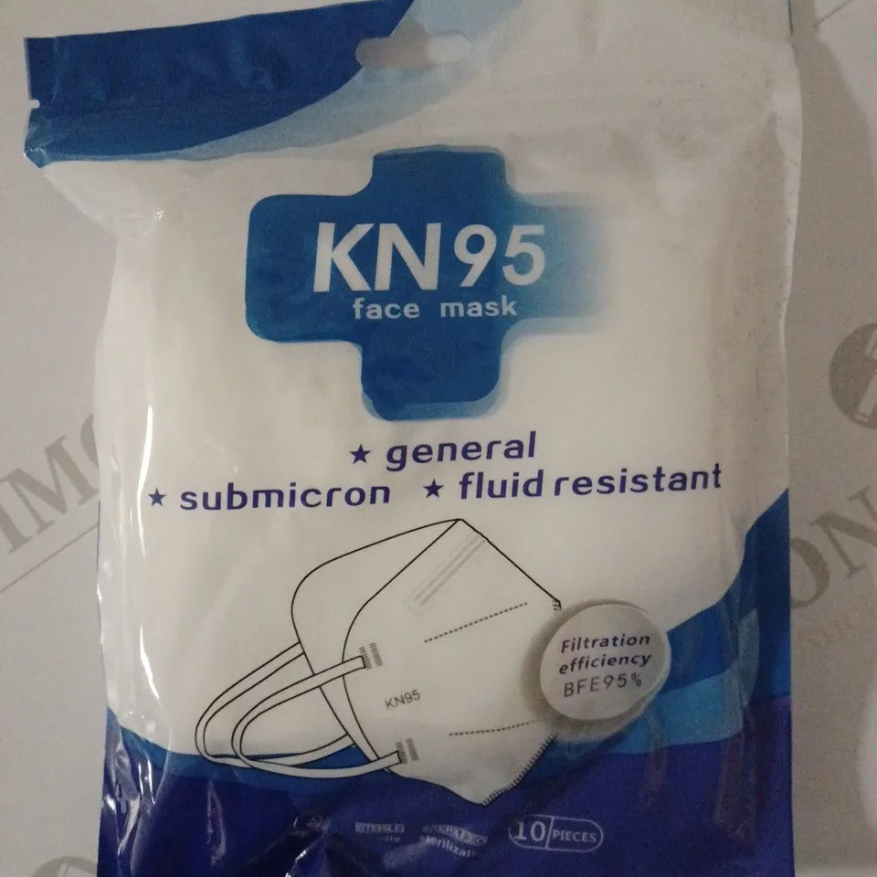 LOT OF 100 KN95 FACE MASKS