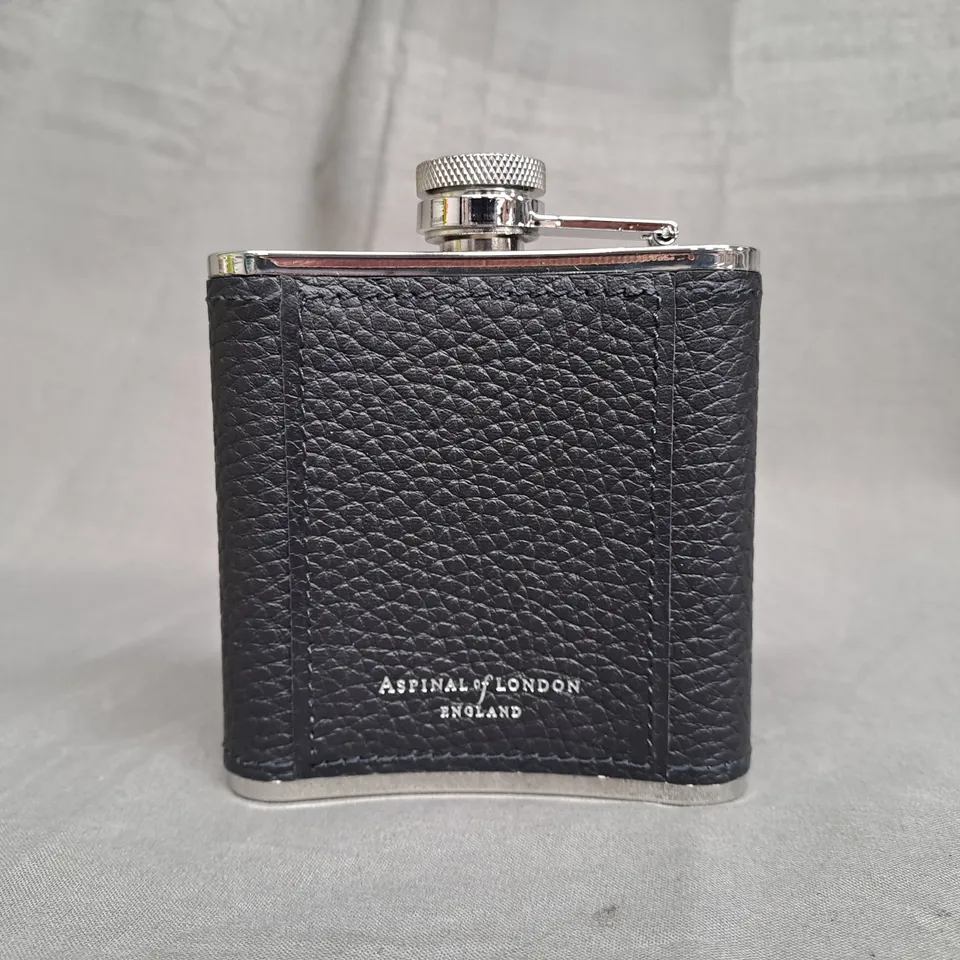 ASPINAL OF LONDON ENGLAND FLASK IN BLACK