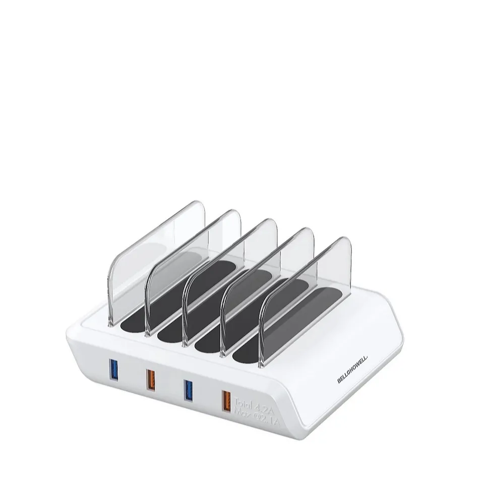 OUTLET BELL & HOWELL MULTI DEVICE USB CHARGING STATION WITH 4 USB PORTS