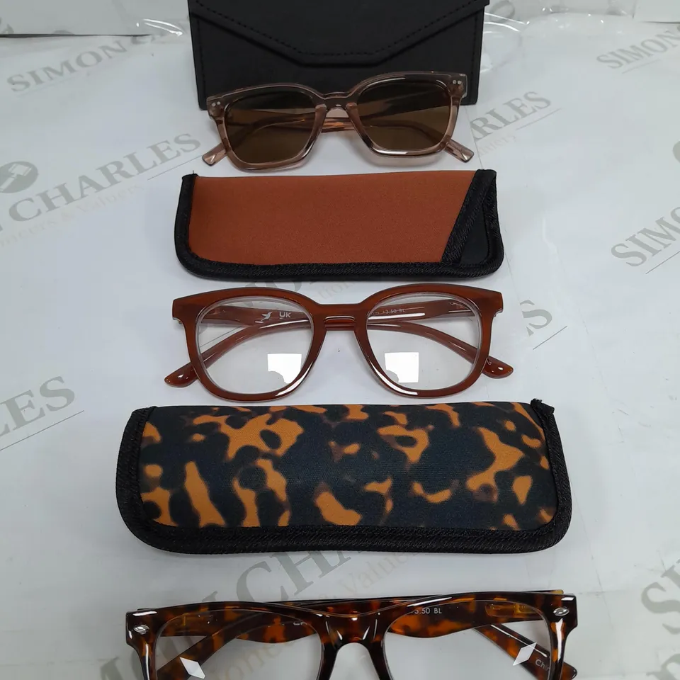 HUMMINGBIRD POLARISED SUNGLASSES & READER 2PC SET TAN MIX 