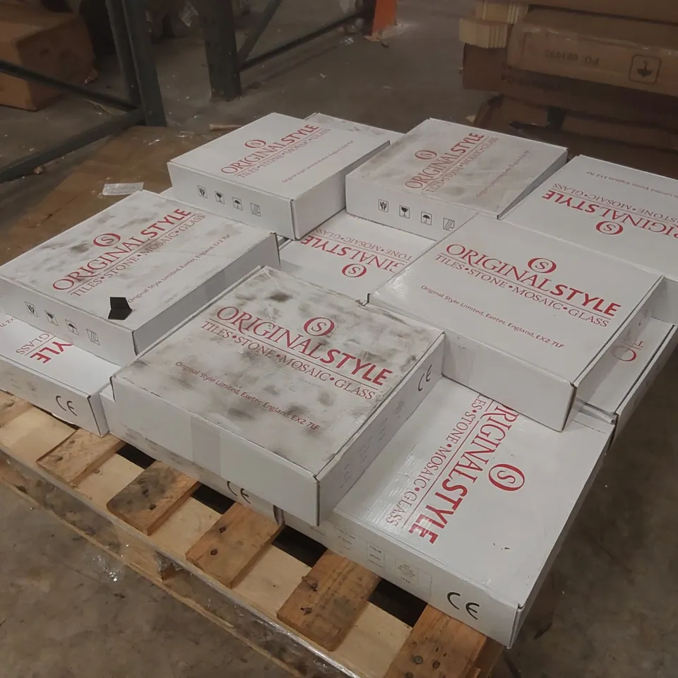 PALLET CONTAINING APPROXIMATELY 300x BRAND NEW MOSAIC TILES