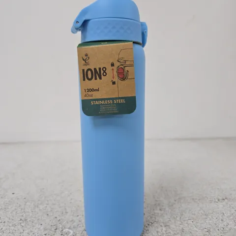 ION8 STAINLESS STEEL WATER BOTTLE, BLUE, 1200ML (40OZ)
