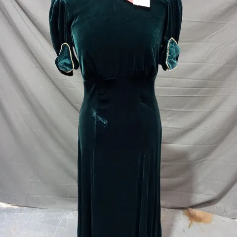 MONSOON DRESS IN GREEN SIZE 8