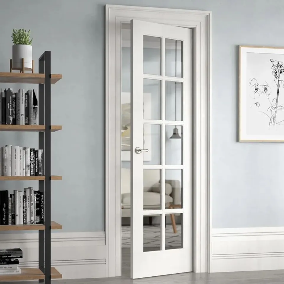 BOXED SHAKER INTERNAL PRIMED DOOR - 198.1CM 