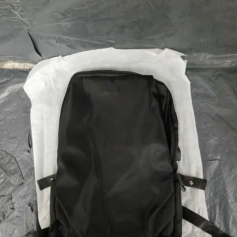 Unbranded Black Backpack with USB Charging Port