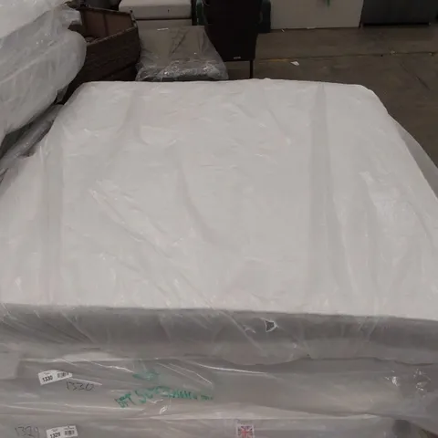 QUALITY BAGGED 6FT SUPERKING CLOUDS MEMORY SPRUNG OPEN COIL MATTRESS