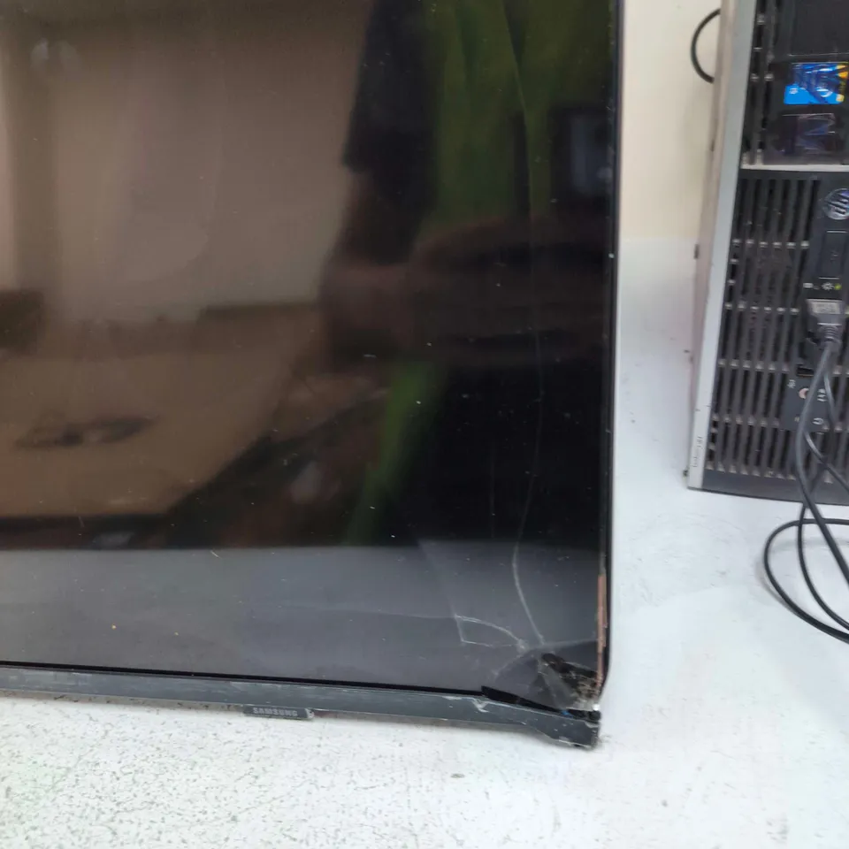SAMSUNG LED TV – 55-INCH CLASS, DAMAGED SCREEN NOT TESTED