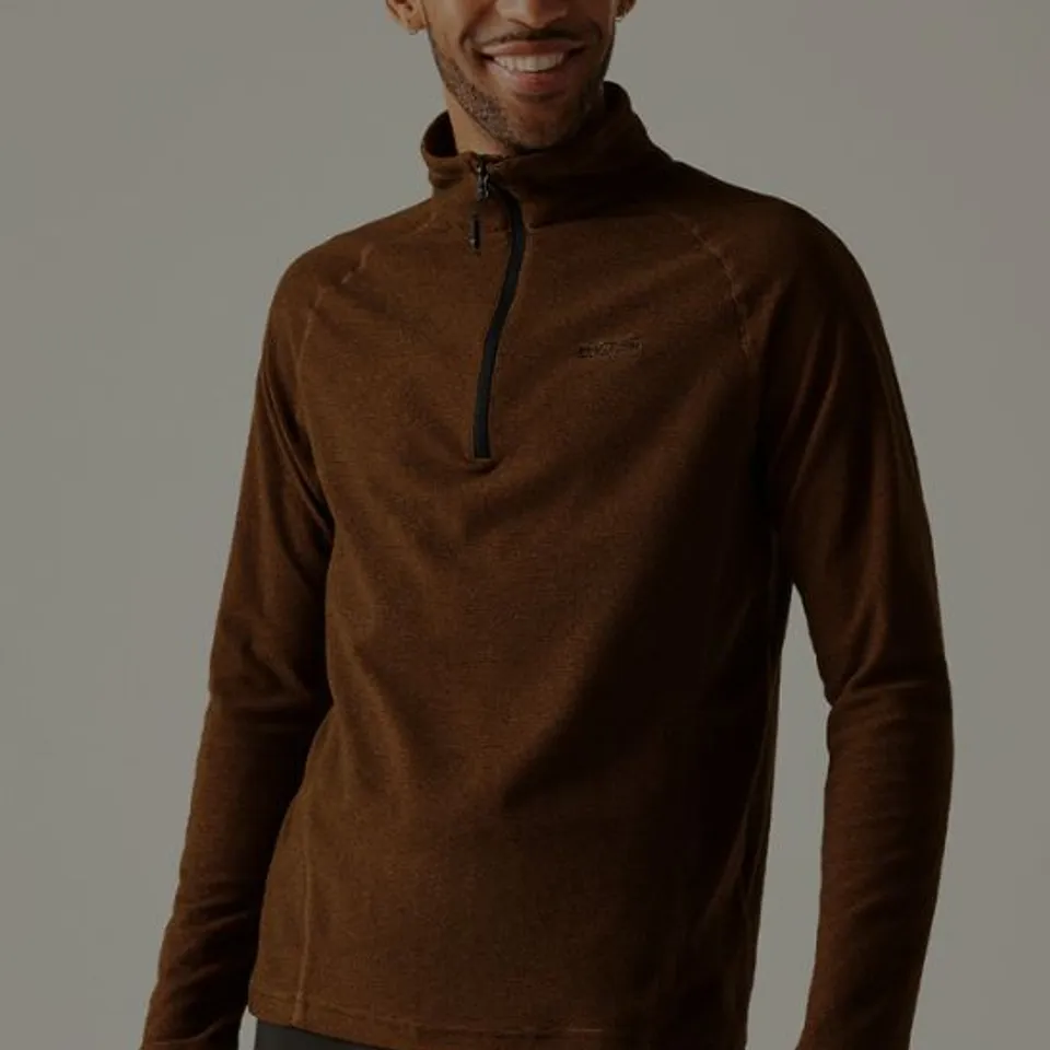 BRAND NEW REGATTA MONTES LIGHTWEIGHT HALF ZIP FLEECE IN PUMPKIN SPICE SIZE L