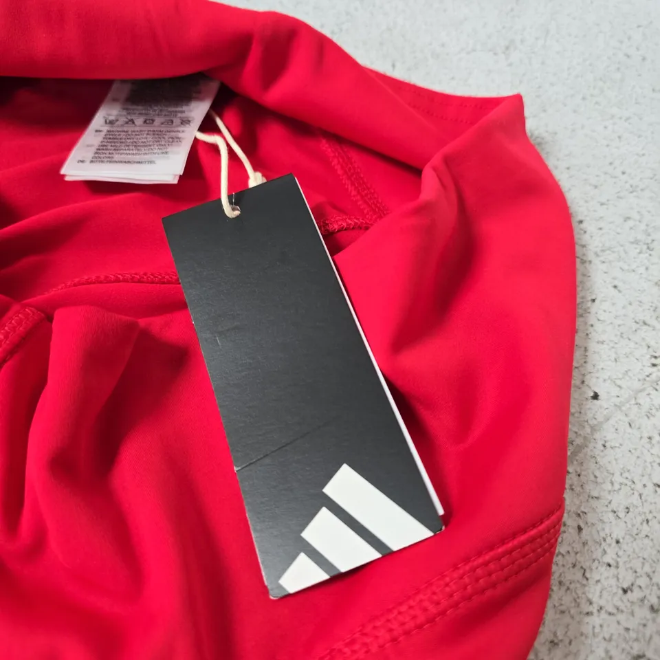 ADIDAS WOMEN’S 7/8 TIGHT – RED, UK L (SIZE UK L) – BRAND TAG