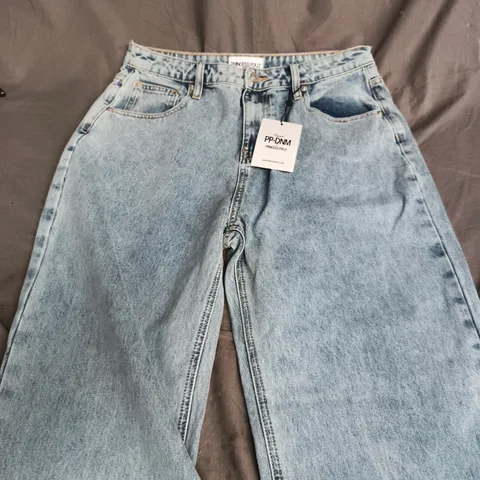 PRINCESS POLLY PP-DNM JEANS – LIGHT WASH DENIM, UK 14
