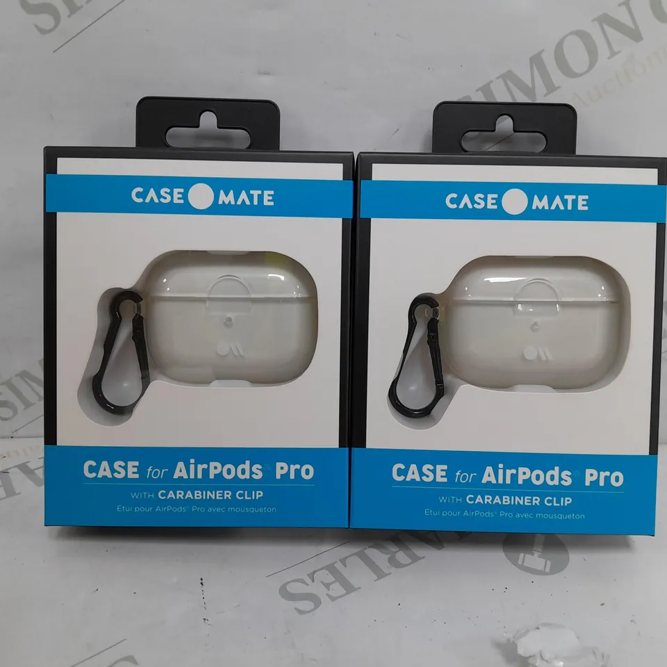 BOX OF 28 CASE MATE CASE FOR AIRPODS PROS CLEAR