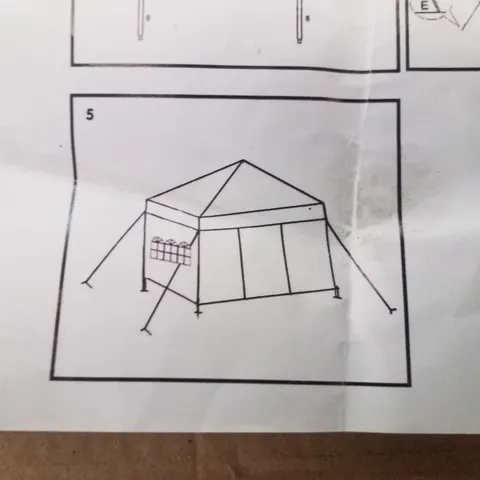 BOXED POP UP GAZEBO TENT - WHITE