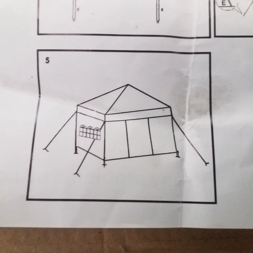 BOXED POP UP GAZEBO TENT - WHITE