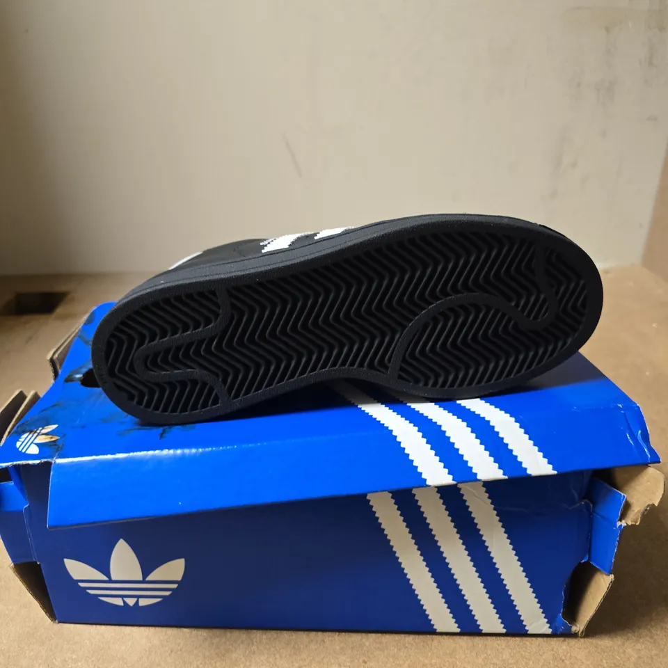 ADIDAS SUPERSTAR II J JUNIOR SNEAKERS – BLACK, UK 5 