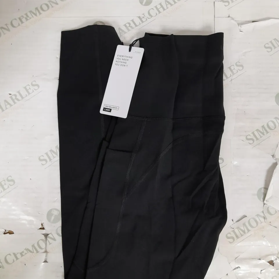 LNDR FATAL ATTRACTION 7/8 SUPER HIGH RISE LEGGING IN BLACK SIZE M