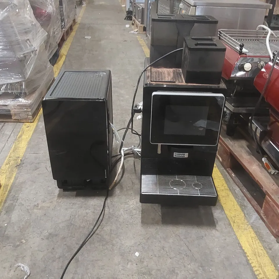 FRANKE A600 COMMERCIAL COFFEE MACHINE WITH MILK CHILLER (2 ITEMS)