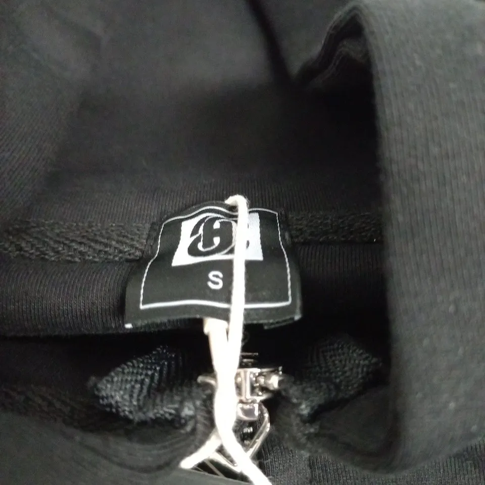 ATEIR CLUB BLACK/WHITE ZIP HOODIE SMALL