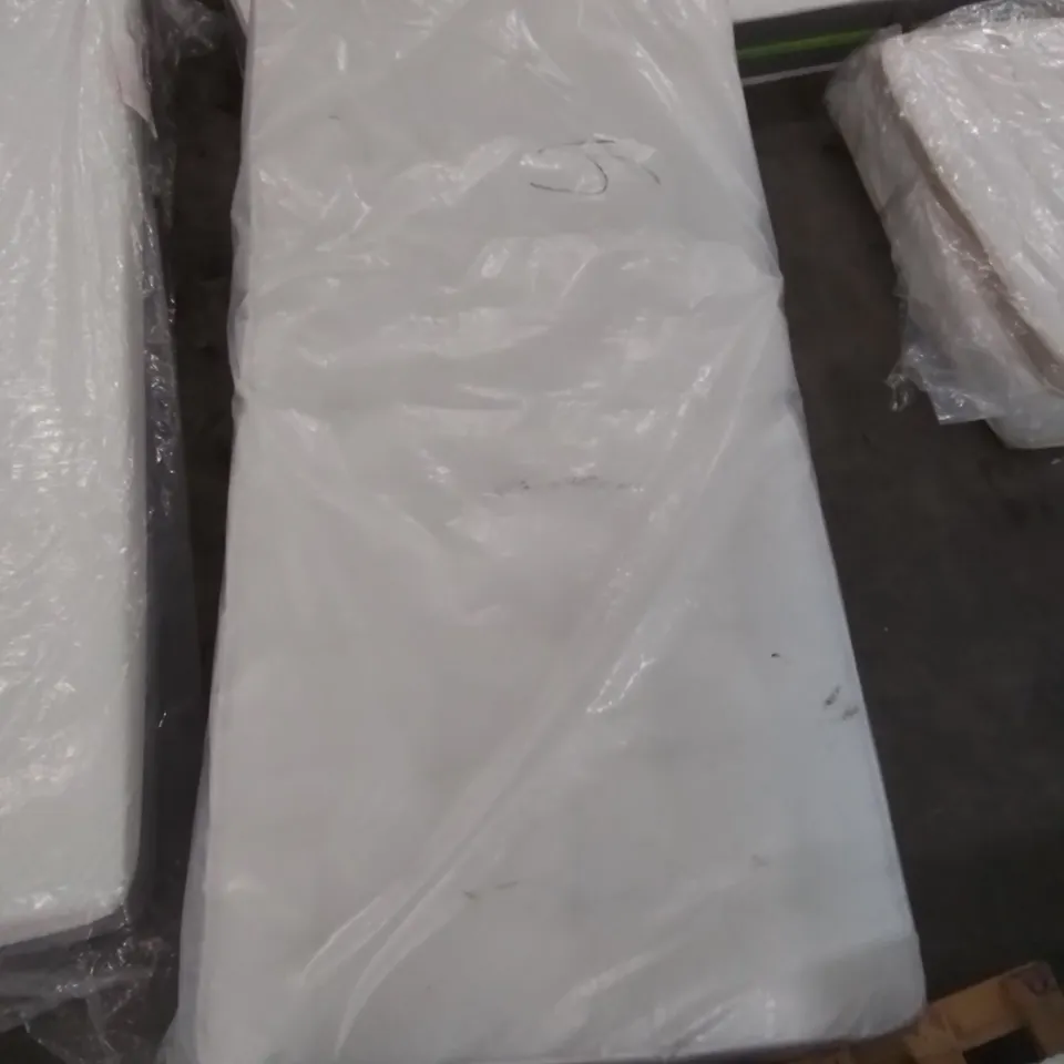 QUALITY BAGGED LATEX OPEN COIL 3FT SINGLE MATTRESS 