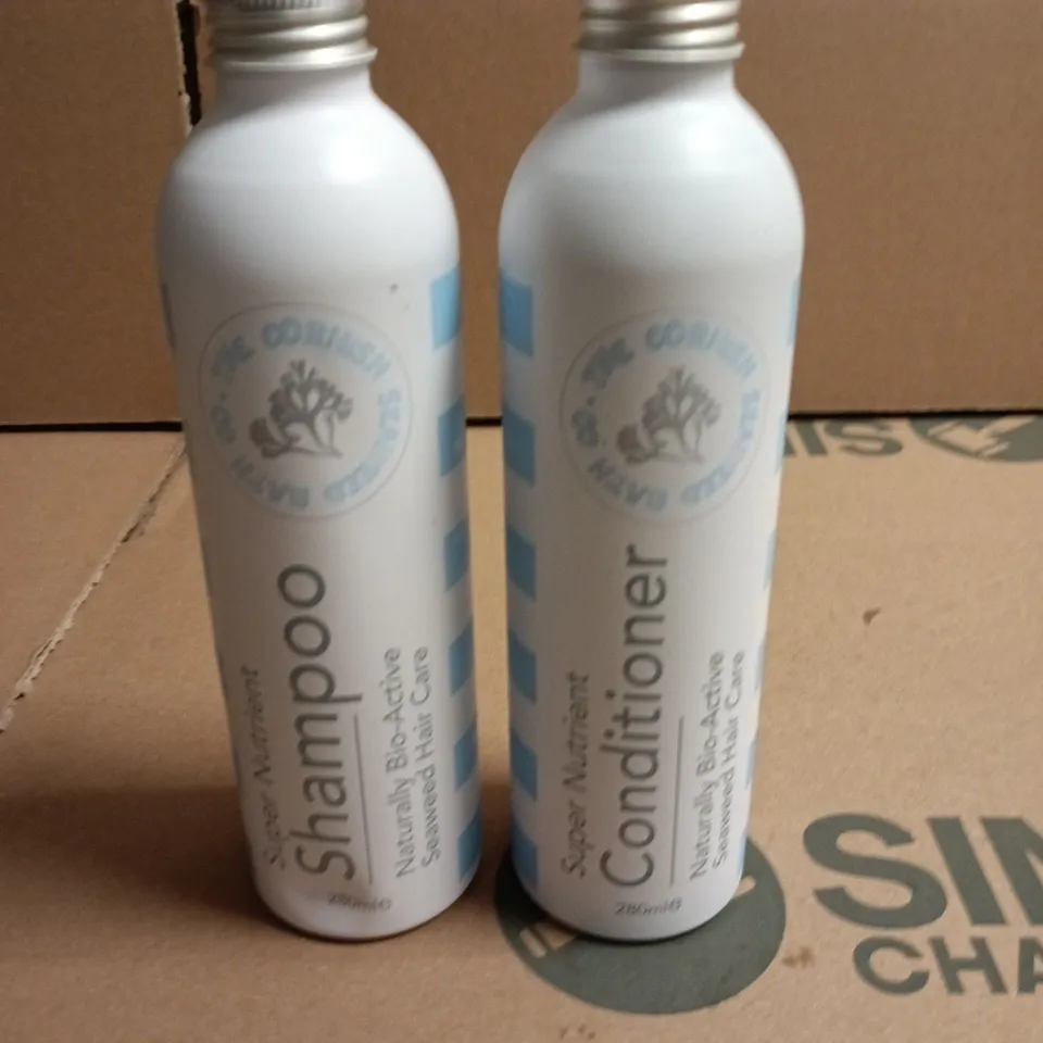 THE CORNISH SEAWEED BATH CO SHAMPOO & CONDITIONER DUO – 280ML EACH