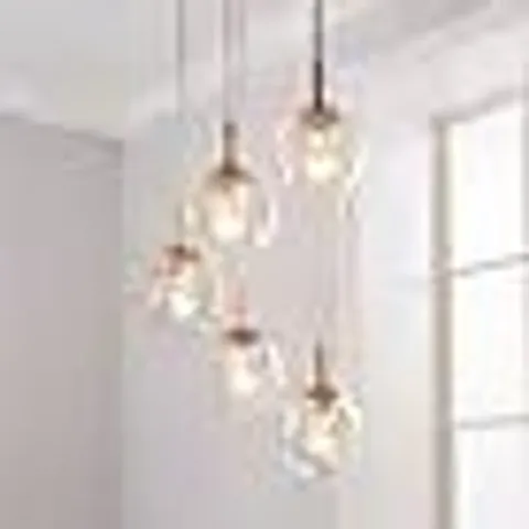 BOXED ALEXIS 5 LIGHT CLUSTER CEILING LIGHT
