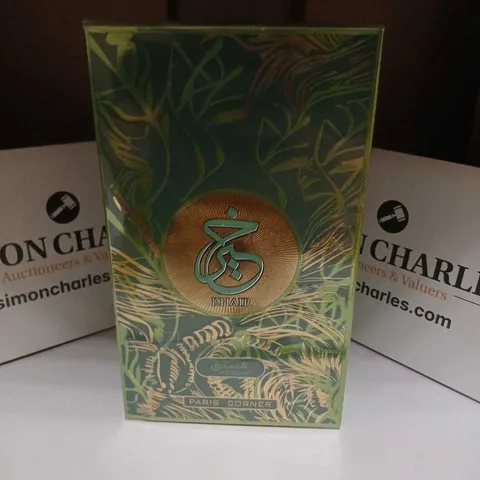 BOXED AND SEALED KHAR PISTACHIO PARIS CORNER EAU DE PARFUM 100ML