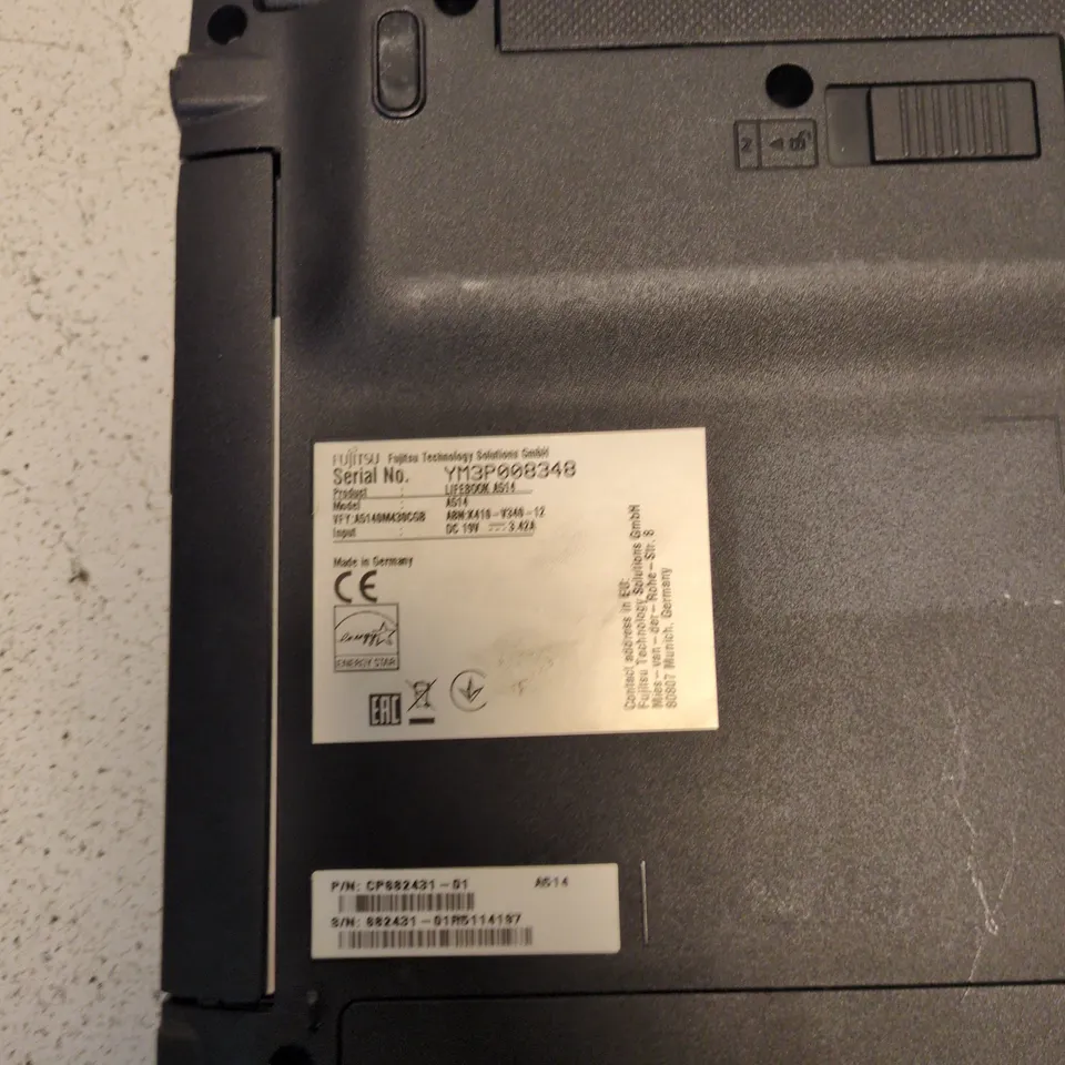 FUJITSU LIFEBOOK LAPTOP – BLACK, LIFEBOOK SERIES