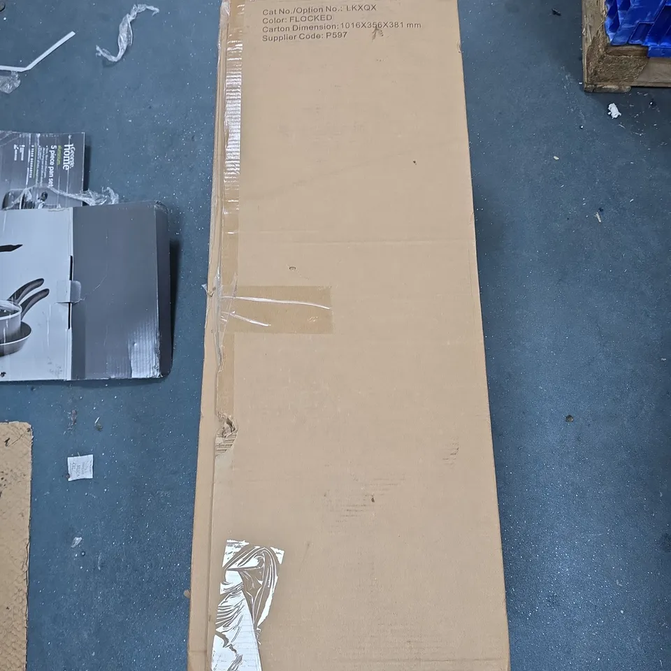 BOXED 6FT FLOCKED PRELIT DOWNSWEPT PINE TREE - COLLECTION ONLY RRP £199.99