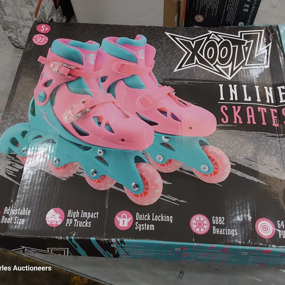 XOOTZ INLINE SKATES PINK MEDIUM RRP £36.99