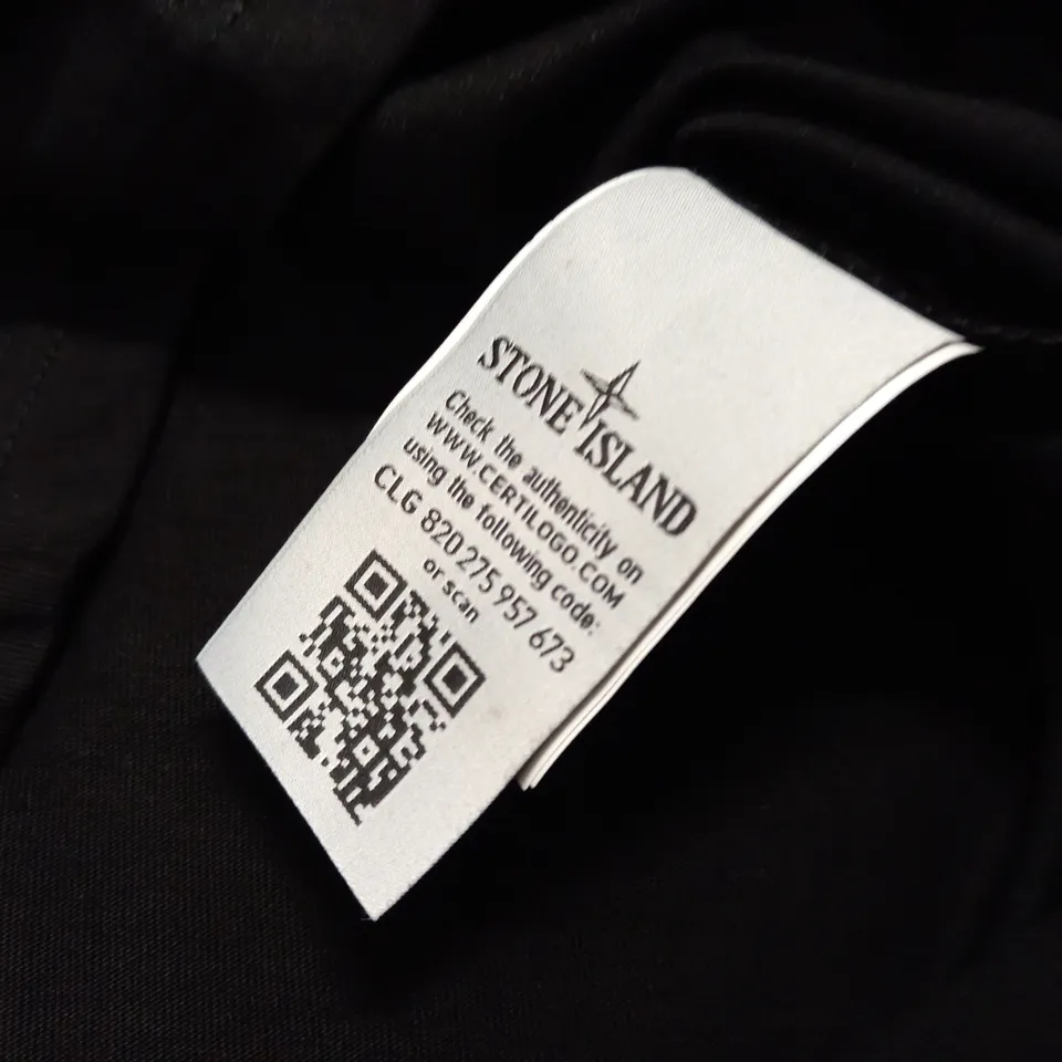 STONE ISLAND STYLE BLACK T-SHIRT - XXL