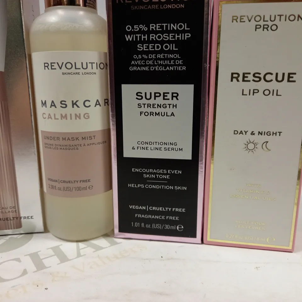 REVOLUTION PREMIUM SKINCARE AND MAKEUP BUNDLE 7 ITEMS 