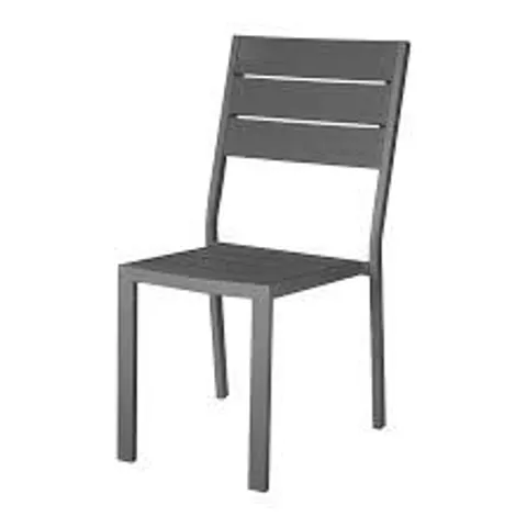 BOXED BOLERO VALLETTA GREY SLATTED SIDE CHAIR (PACK OF 4)