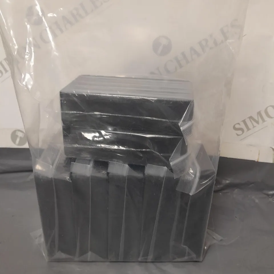 LOT OF 7 HAMMOND DIECAST ENCLOSURES BLACK 1590BBK