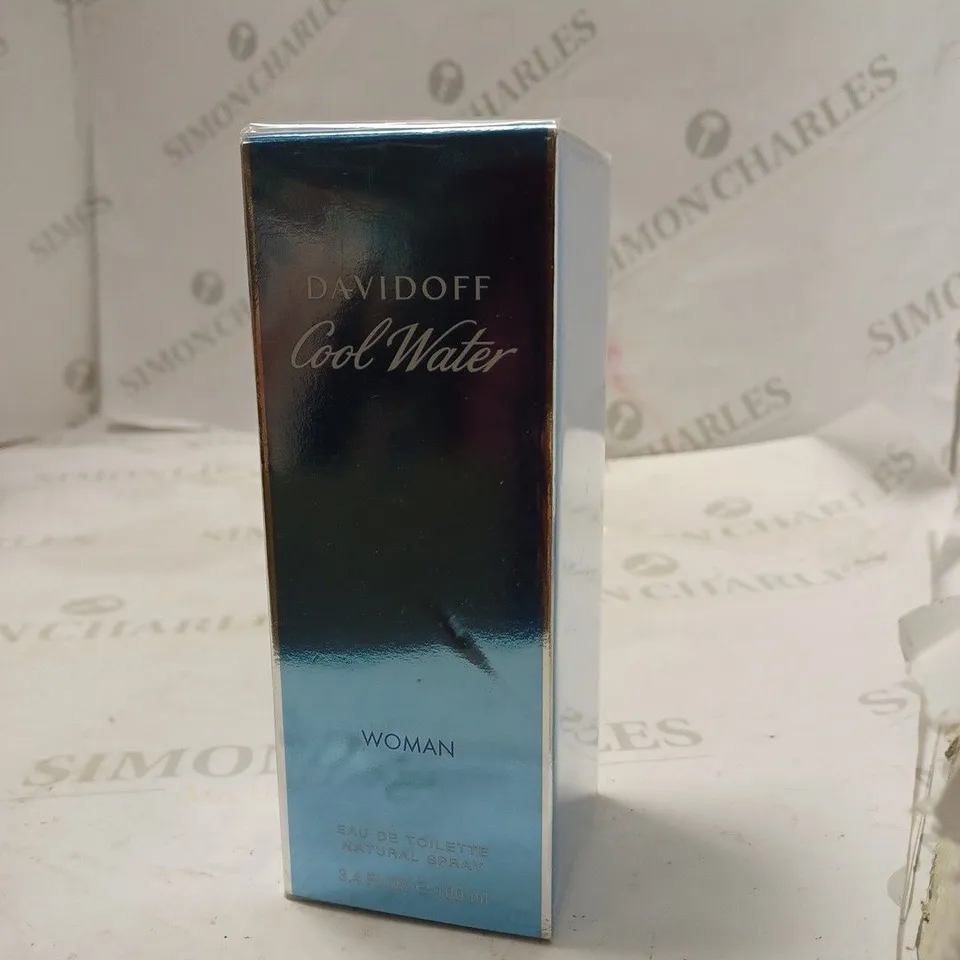 BOXED AND SEALED DAVIDOFF COOL WATER WOMAN EAU DE TOILETTE 100ML
