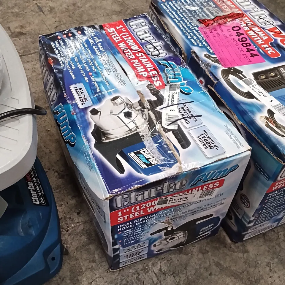 CLARKE SPE1200SS 1" SELF PRIMING STAINLESS STEEL PUMP