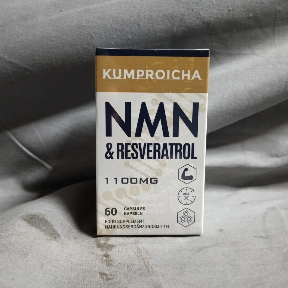KUMPROICHA NMN & RESVERATROL 1100MG FOOD SUPPLEMENT (60 CAPSULES)
