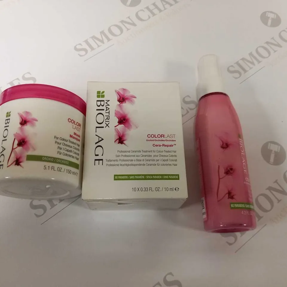 APPROXIMATELY 12 BIOLAGE COLOURLAST ASSORTED BEAUTY PRODUCTS