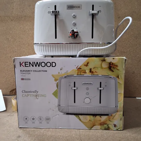 BOXED KENWOOD TFP10 TOASTER – ELEGANCE COLLECTION, WHITE, 4-SLICE