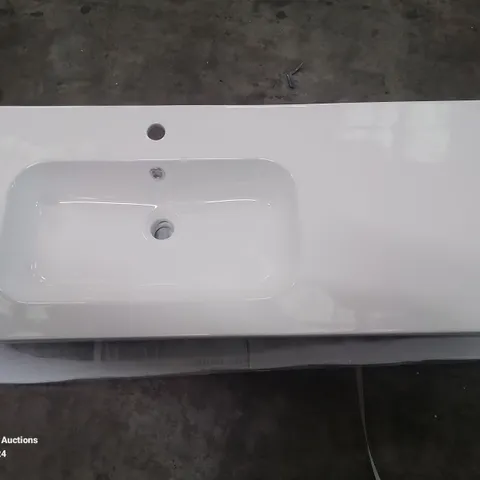 PALLET CONTAINING 12 BRILLIANT WHITE CERAMIC SINK AND VANITY TOP