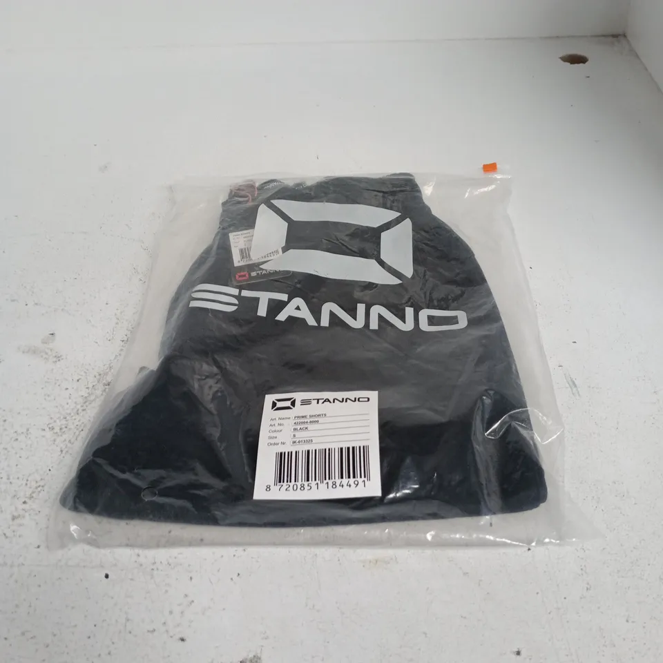 STANNO PRIME SHORTS – BLACK – SIZE S