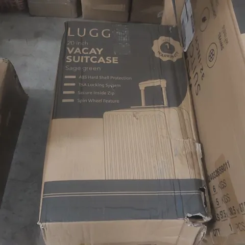 BOXED LUGG TRAVEL SUITCASE