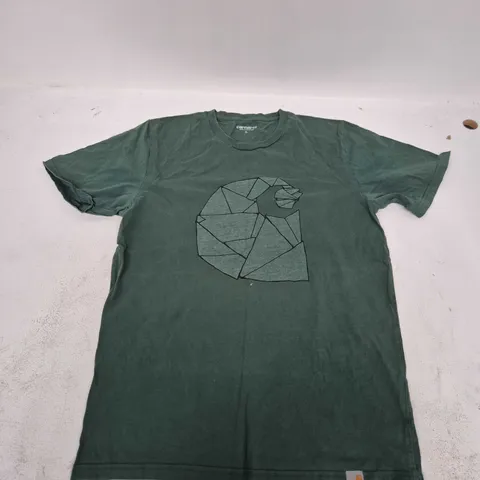 CARHARTT WORK IN PROGRESS T-SHIRT – GREEN, UK SIZE L