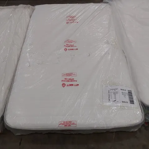 QUALITY BAGGED 4' HYBRID MEMORY FIBRE OPEN COIL MATTRESS
