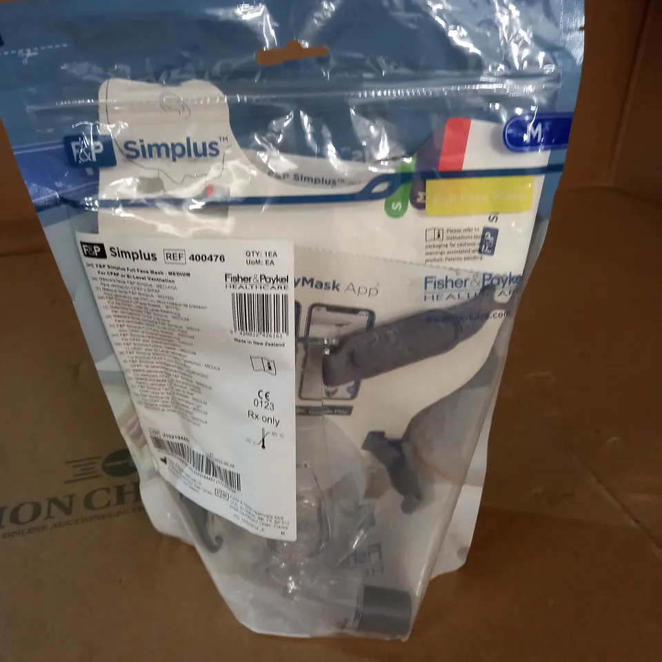 F&P SIMPLUS FULL FACE MASK - MED