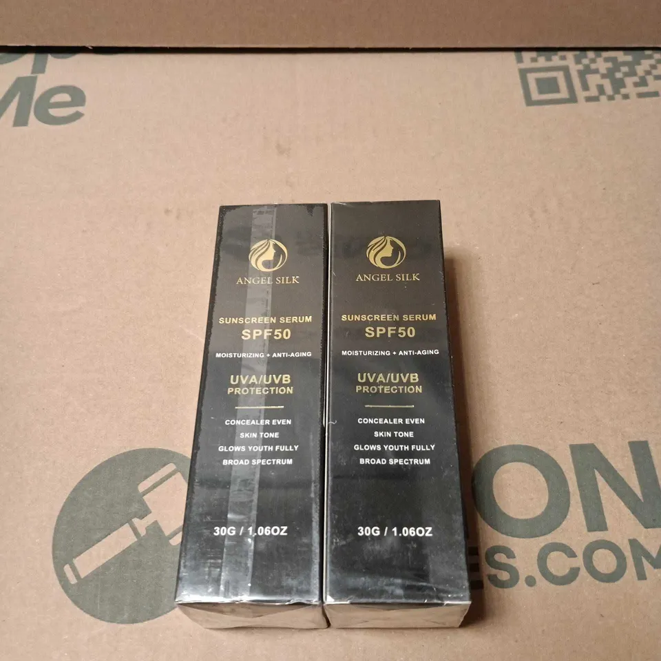 2 X ANGEL SILK SUNSCREEN SERUM SPF 50 30G
