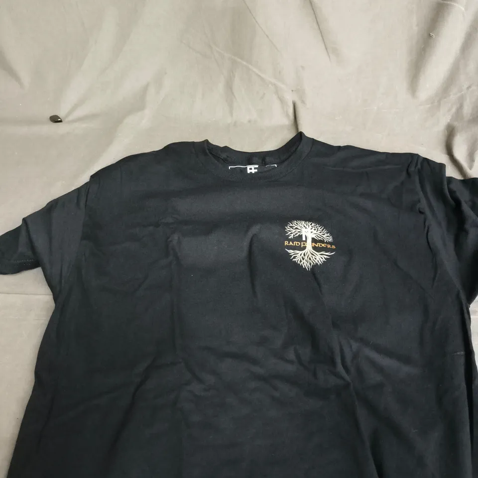 RAID FOUNDERS T‑SHIRT - UK L, BLACK