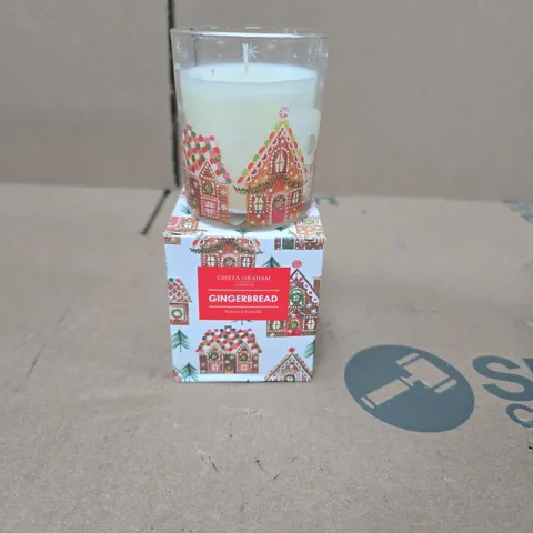 BOX OF 6 GISELA GRAHAM GINGERBREAD SCENTED CANDLES