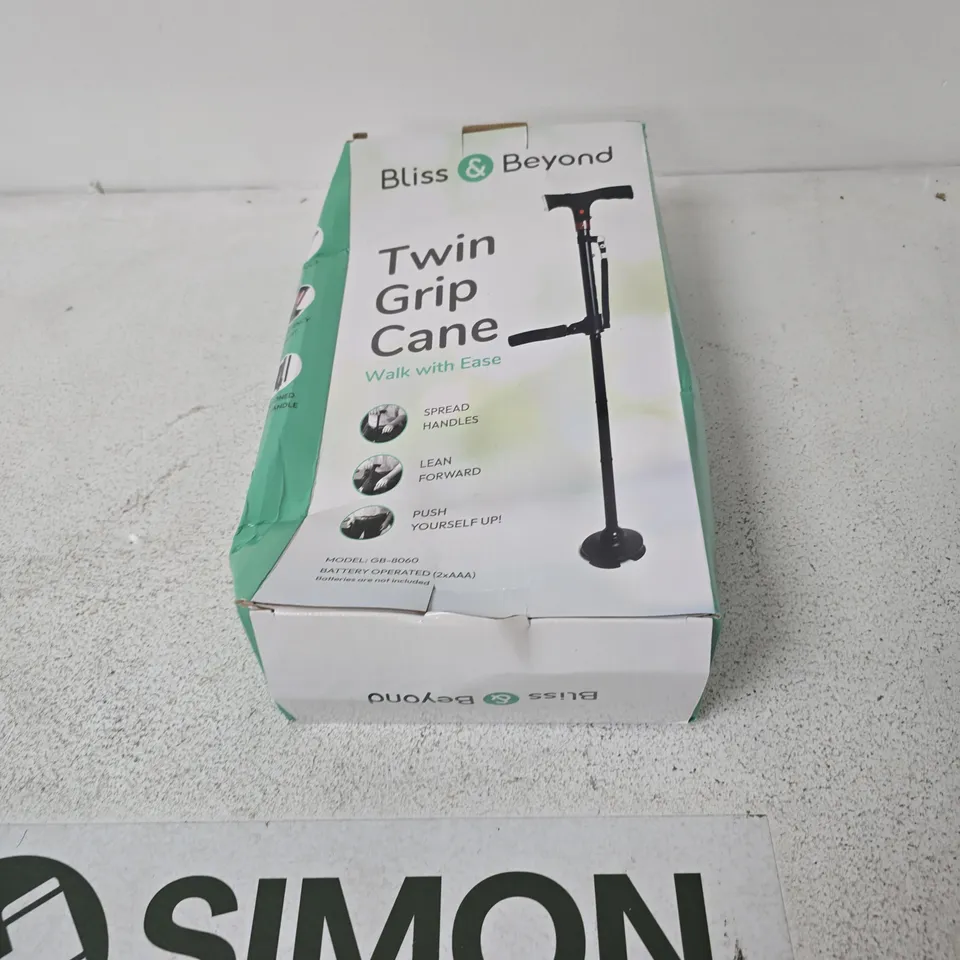 BLISS & BEYOND TWIN GRIP CANE – WALK WITH EASE