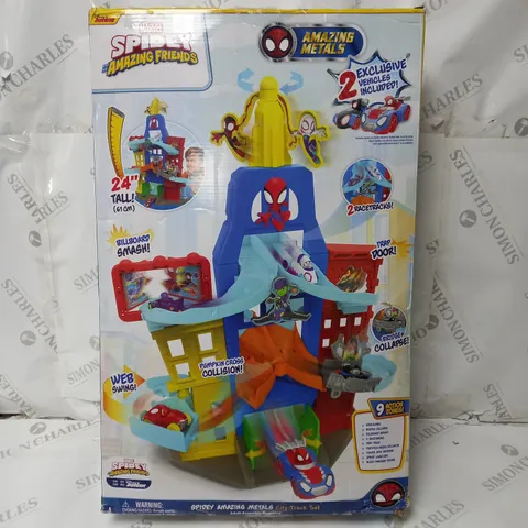BOXED MARVEL SPIDEY AND HIS AMAZING FRIENDS CITY TRACK SET