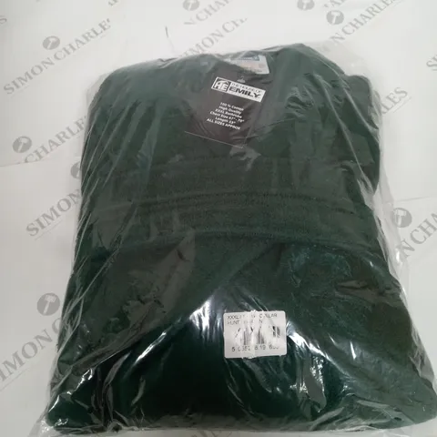 THE HOUSE OF EMILY SHAWL COLLAR HUNTER GREEN XXXL 